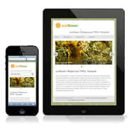 Responsive TYPO3 Template sunflower