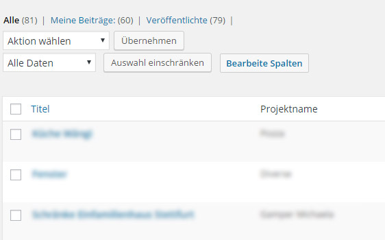 Beitragsübersicht erweitern
